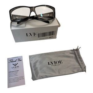 LVIOE Fit Over Blue Light Blocking Computer Glasses Eyewear- Wear Over